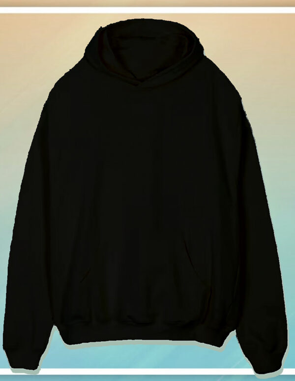 Over Sized Hoodie Black plain