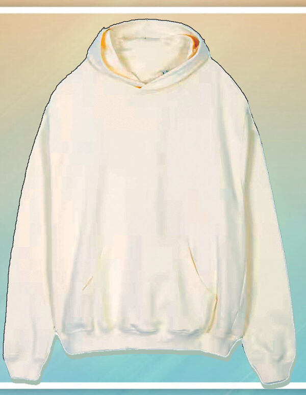 Over Sized Hoodie white plain